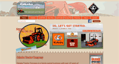 Desktop Screenshot of cahabatractor.com