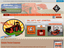 Tablet Screenshot of cahabatractor.com